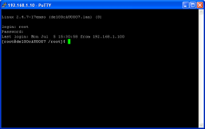 Putty es, probablemente, el emulador de terminal más popular en Windows.